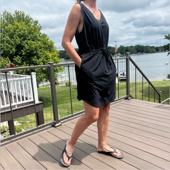 - Eddie Bauer M Blue Departure Easy Tank Dress! NEW! - Picture 12 of 16